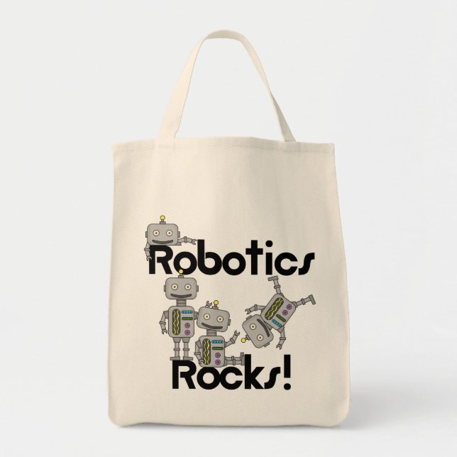 Robotics Rocks Tote Bag (Front)
