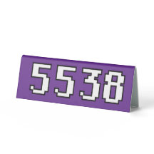Robotics Team Tabletop Sign