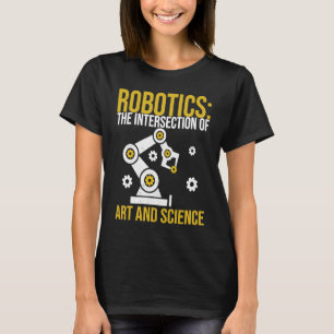 Robotics the intersection of Engineering Programmi T-Shirt