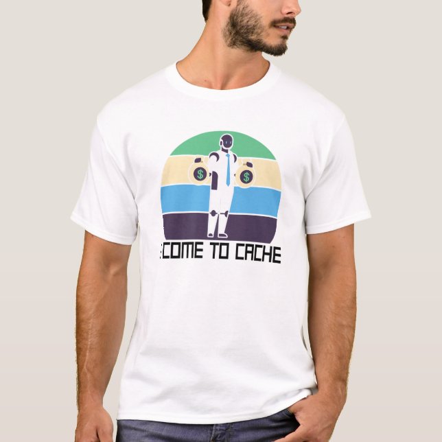 Robots - I Come To Cache - Mechanical Engineer - S T-Shirt (Front)