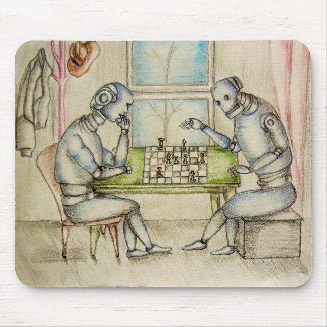 robots mouse pad (Front)