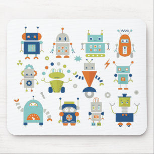Robots Mouse Pad