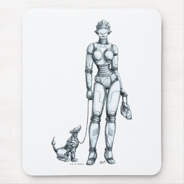 Robots Mouse Pad (Front)
