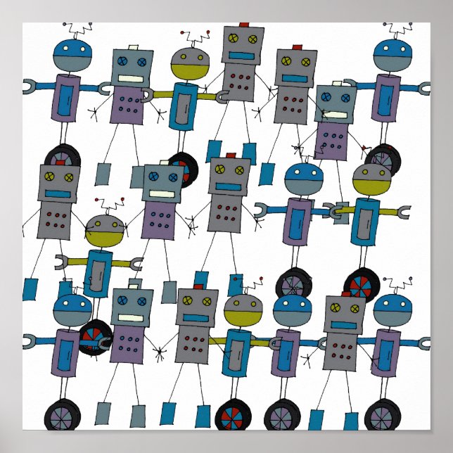 Robots, Robots, Robots! Poster (Front)