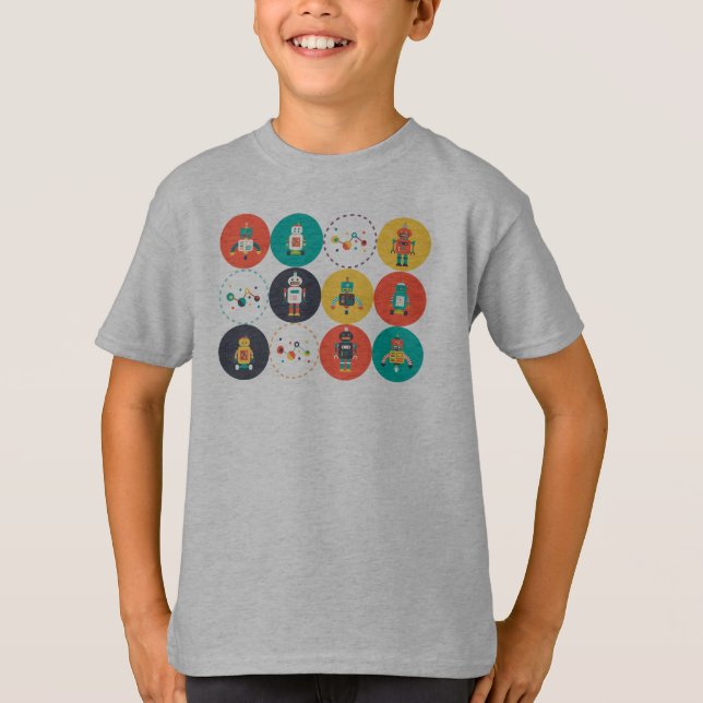 Robots Rule T-Shirt (Front)