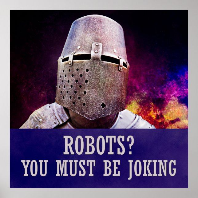 Robots? You must be joking Poster (Front)