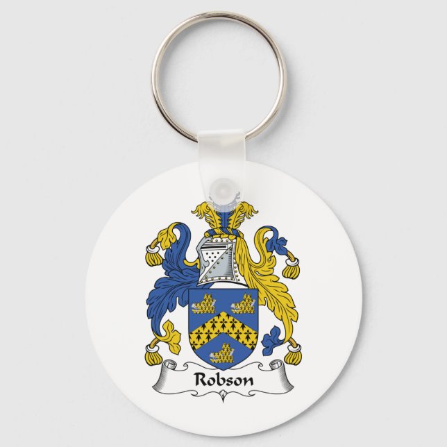 Robson Family Crest Key Ring (Front)