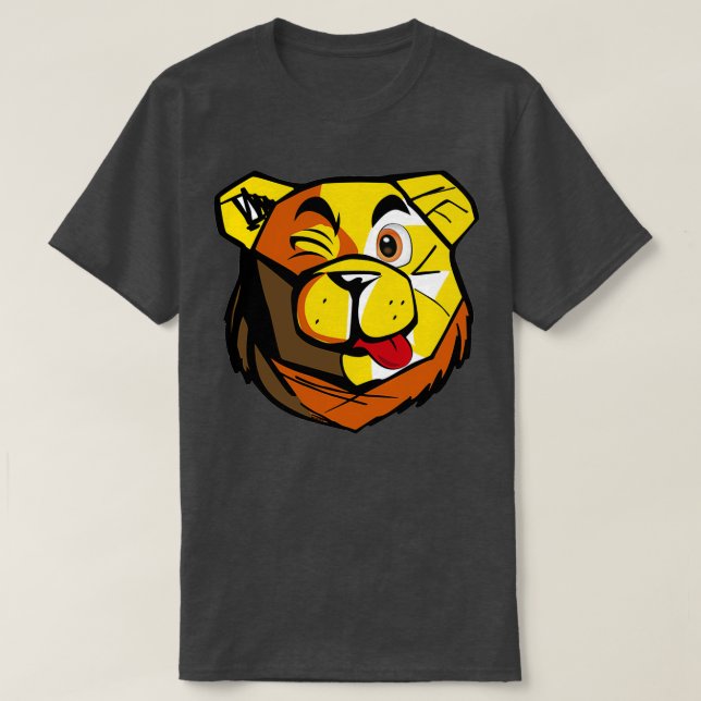 ROBUST BEAR BLINK EYE T-Shirt (Design Front)