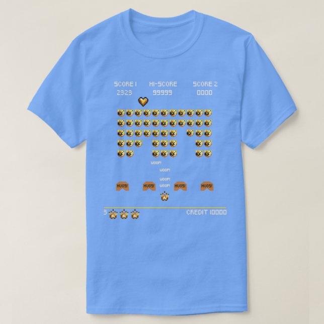 ROBUST INVADERS SPACE GAME Classic TShirt (Design Front)