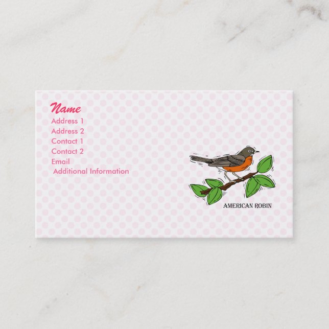 Robyn Robin Business Card (Front)