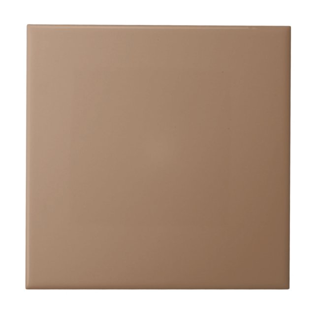 Roca Almond Brown Square Kitchen and Bathroom Tile (Front)