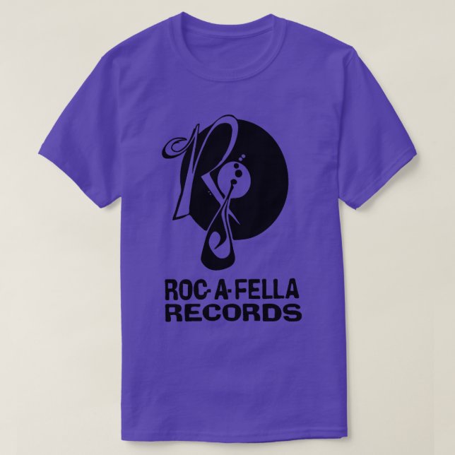 RocAFella Records Hat T-Shirt (Design Front)