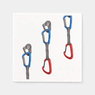 Rocck Climb Abseil Belay Carabiner Napkin