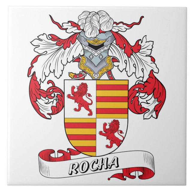 Rocha Family Crest Tile (Front)
