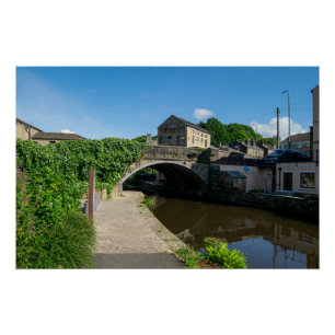 Rochdale Canal, Luddendenfoot Poster