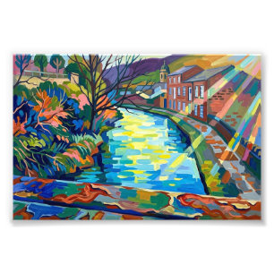 Rochdale Canal Sowerby Bridge Photo Print
