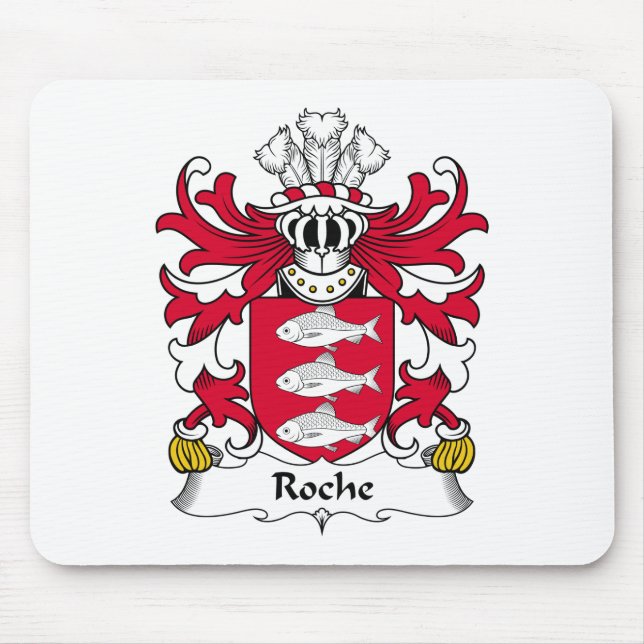 Roche Family Crest Mouse Pad (Front)