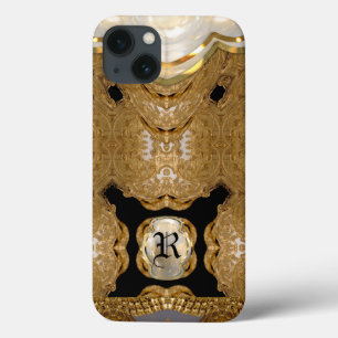 Rocheavonne Elegant Baroque Monogram iPhone 13 Case