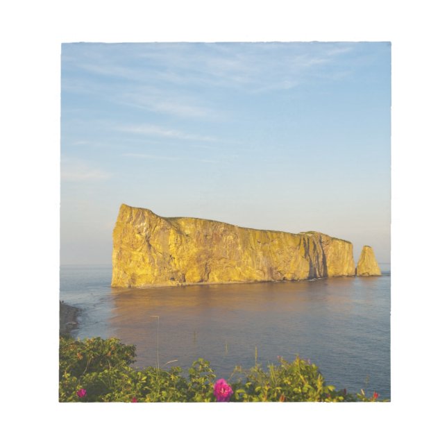 Rocher Perce (Perce Rock), Quebec, Canada. Notepad (Front)