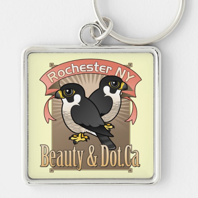 Rochester Beauty & Dot.Ca Key Ring (Front)