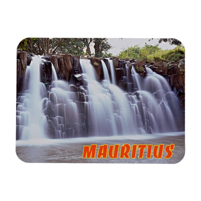 Rochester Falls, Mauritius Magnet (Horizontal)