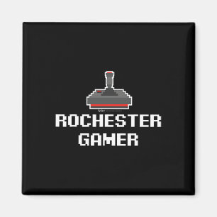 Rochester Gamer 8-bit City Magnet