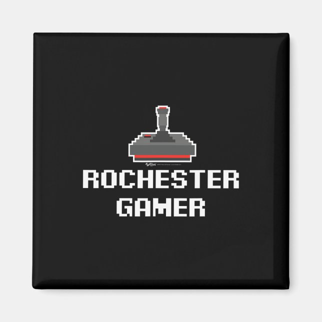 Rochester Gamer 8-bit City  Magnet (Front)