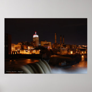 Rochester High Falls Poster