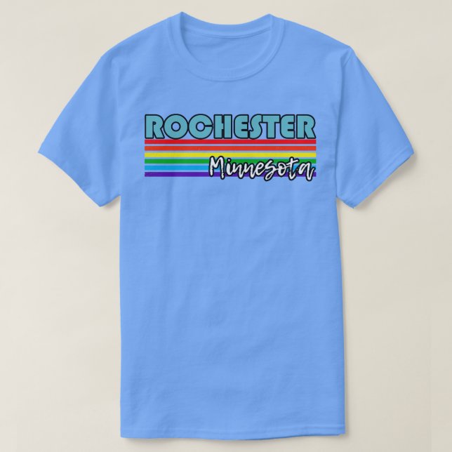 Rochester Minnesota Pride  Rochester LGBT Gift LGB T-Shirt (Design Front)