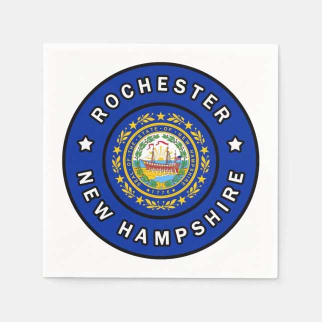 Rochester New Hampshire Napkin (Front)