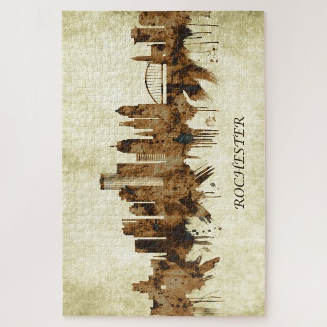 Rochester New York Cityscape Jigsaw Puzzle (Vertical)