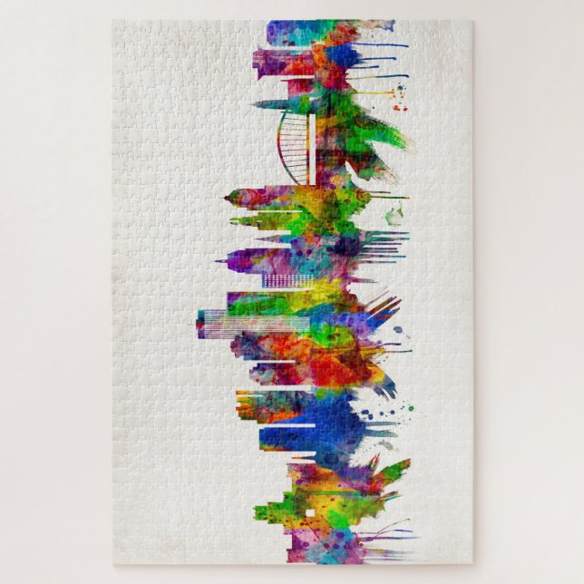 Rochester New York Skyline Jigsaw Puzzle (Vertical)