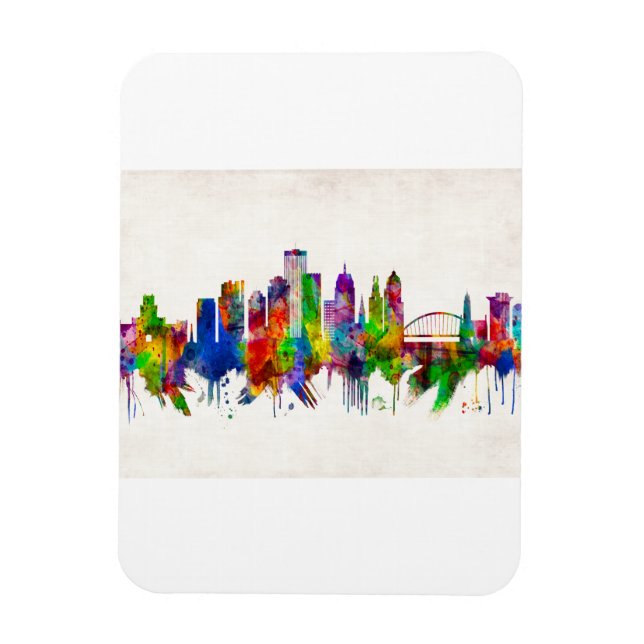 Rochester New York Skyline Magnet (Vertical)