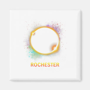 Rochester New York Total Solar Eclipse April 8 202 Magnet