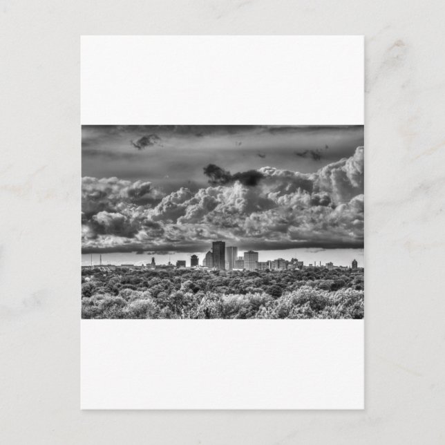 Rochester NY Skyline Postcard (Front)