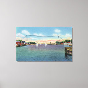 Rochester Port and NY Naval Militia Canvas Print