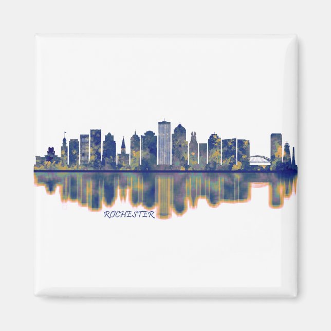 Rochester Skyline Magnet (Front)