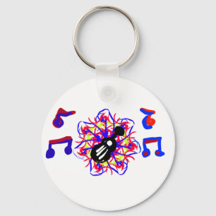 Rock 4th July Key Ring