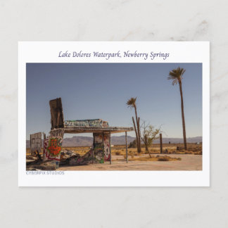 Rock-A-Hoola Waterpark, Newberry Springs Postcard