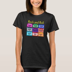 Rock And Rock Vintage Cassette Mix Tapes  Acid Met T-Shirt