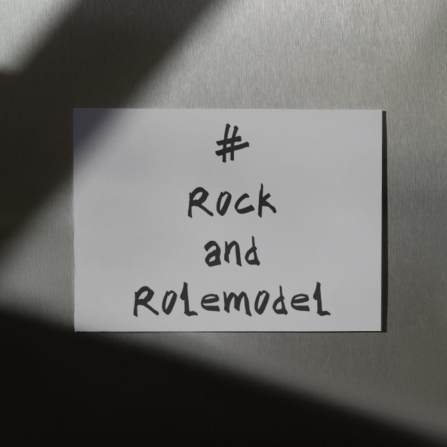 # Rock and Rolemodel - Black. Card (Creator Uploaded)