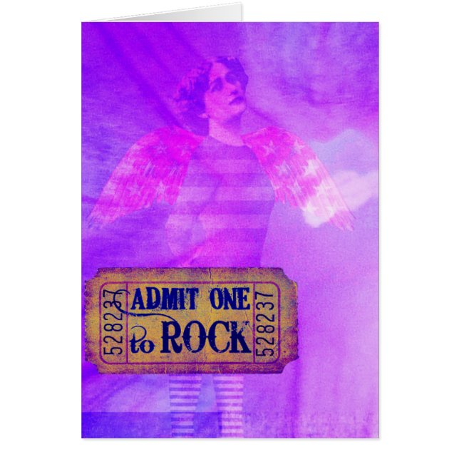 Rock and Roll Angel Digital Collage (Front)