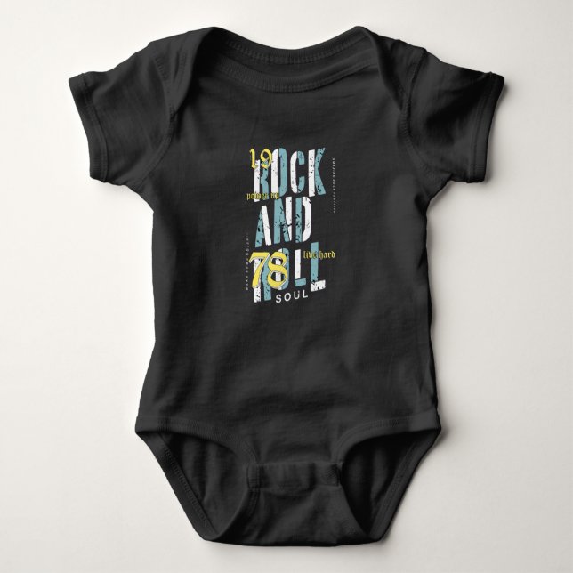Rock and Roll Baby Bodysuit (Front)