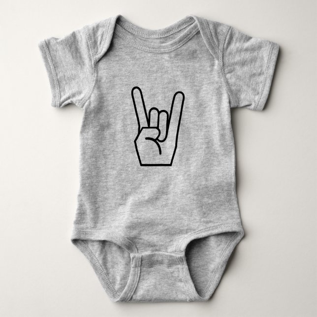 Rock and Roll Baby suit Bodysuit (Front)