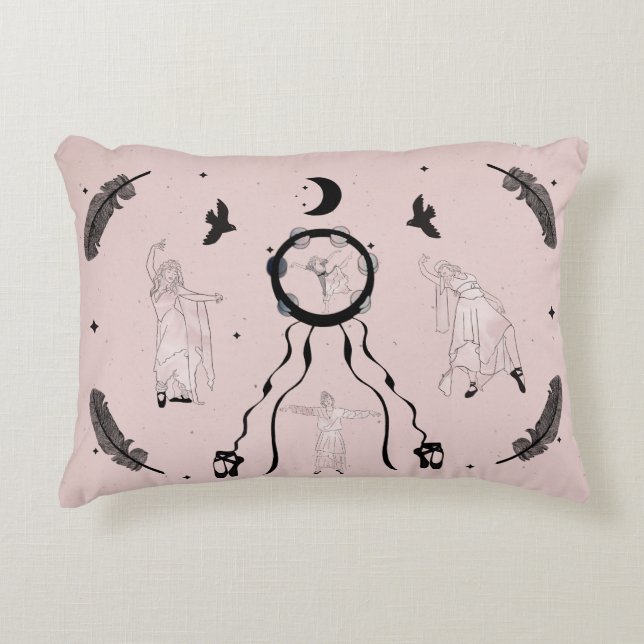 Rock and Roll Ballerina II Decorative Cushion (Front)