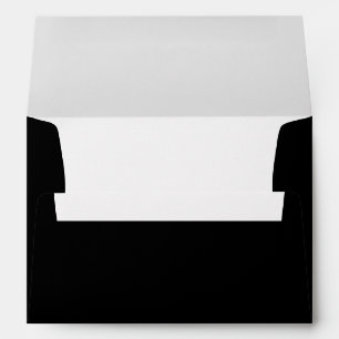 Rock and Roll Birthday Black and White Envelope