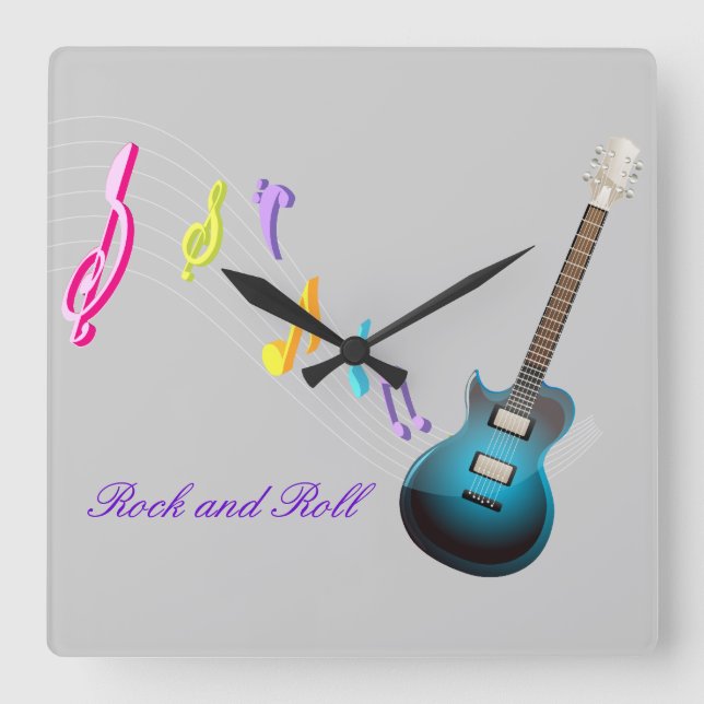 Rock and roll clock (Front)