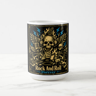 Rock And Roll Forever – Eternal Music Pride Coffee Mug