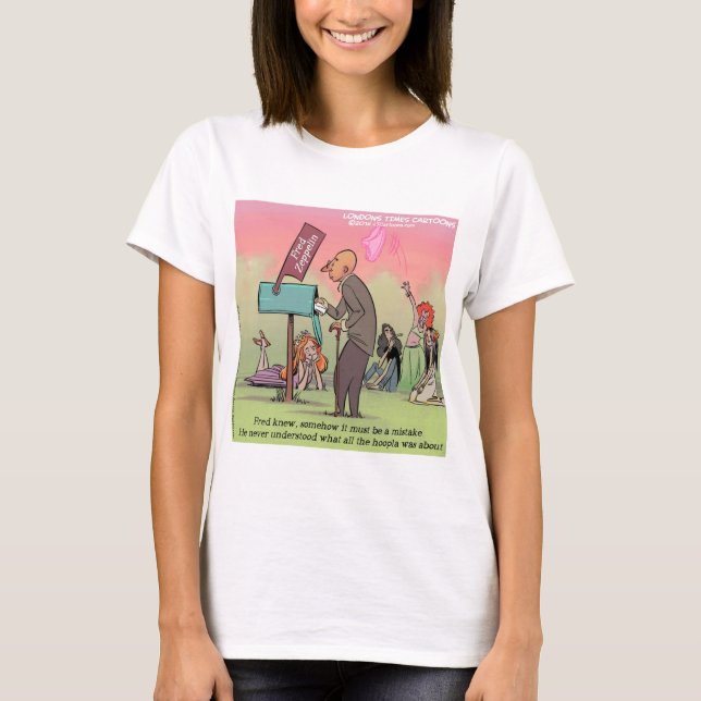 Rock And Roll Fred Funny T-Shirt (Front)