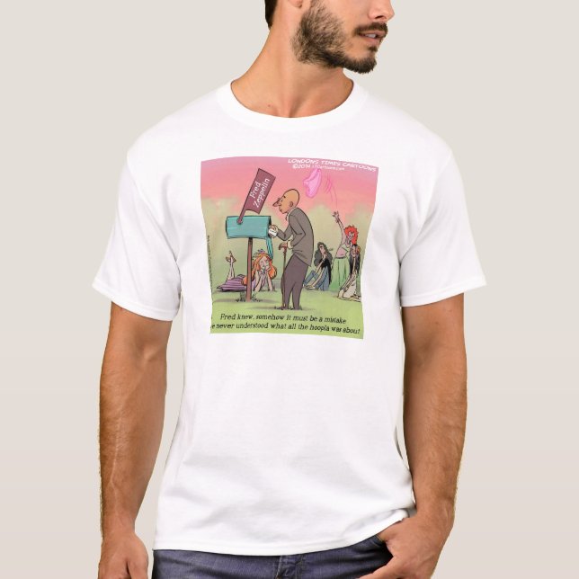 Rock And Roll Fred Funny T-Shirt (Front)